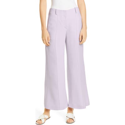 Rosetta Getty Cady Crop Flare Pants, Purple