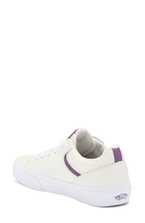 Vans Seldan Sneaker In Leather Retro Pop Grape Jam