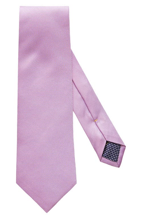 Eton Solid Silk Tie in Pink/red at Nordstrom, Size Regular