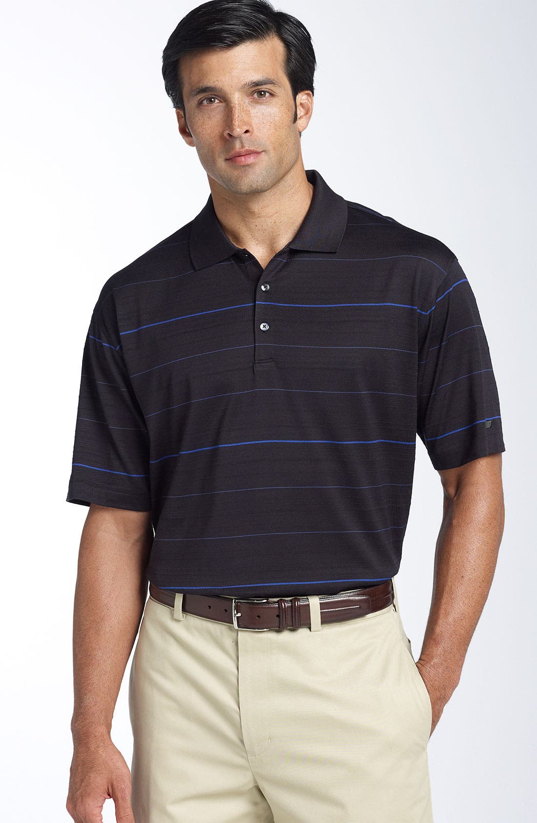 Tiger Woods Golf Apparel DriFIT Stripe Polo Nordstrom
