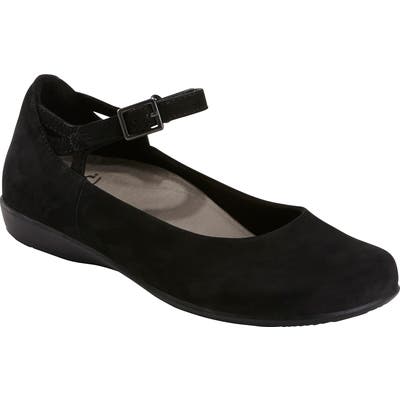 Earth Alma Mary Jane Flat, Black