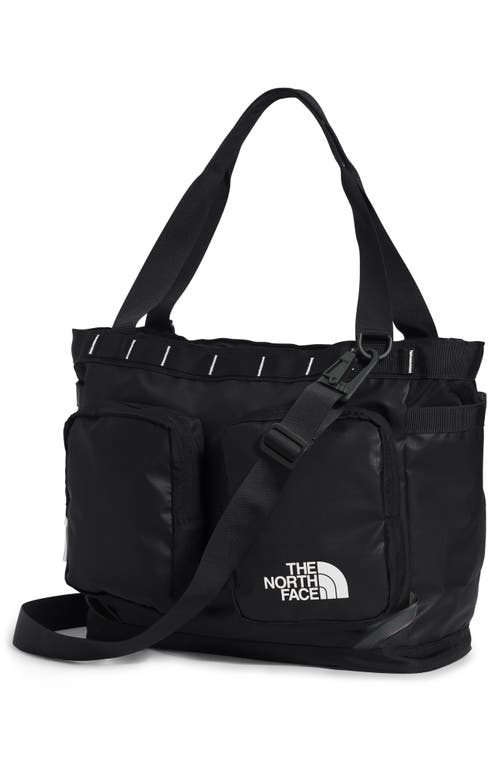 The North Face Base Camp Voyager Tote In Tnf Black/ Tnf White-npf