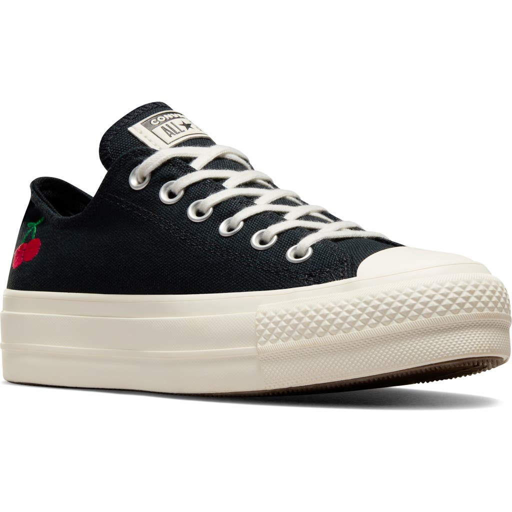 Converse Chuck Taylor® All Star® Lift Platform Sneaker In Black/egret/red