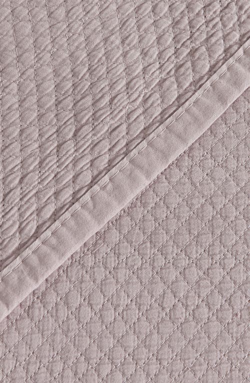 Woven & Weft Stonewashed Quilt & Sham Set In Rose Pink
