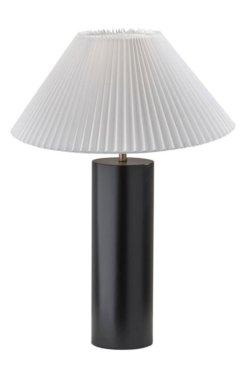 ADESSO LIGHTING Marta Table Lamp in Black Wood 