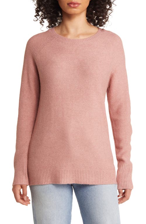 caslon(r) Cozy Raglan Sleeve Sweater in Rust Sequoia