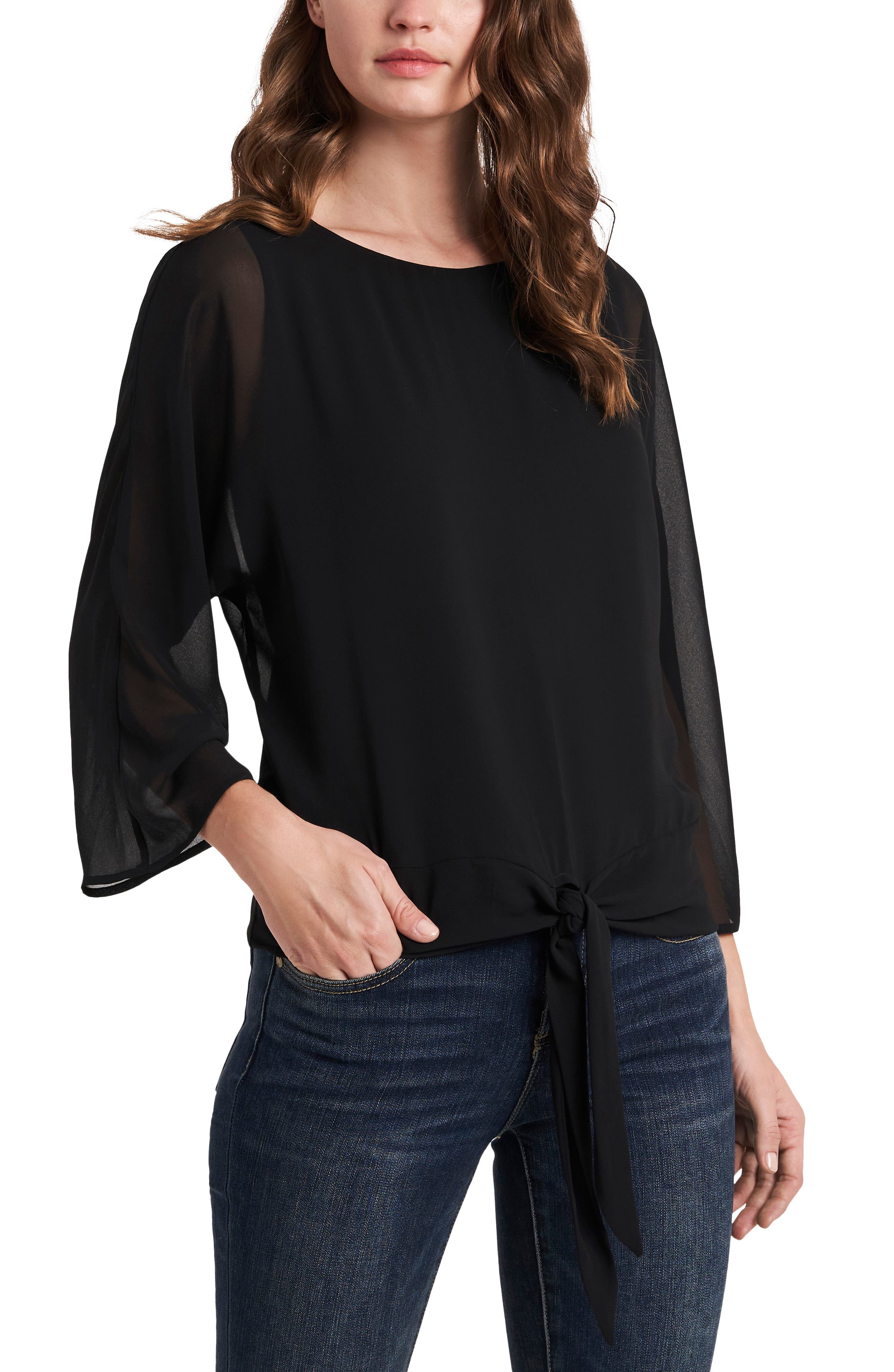 vince camuto tie front top