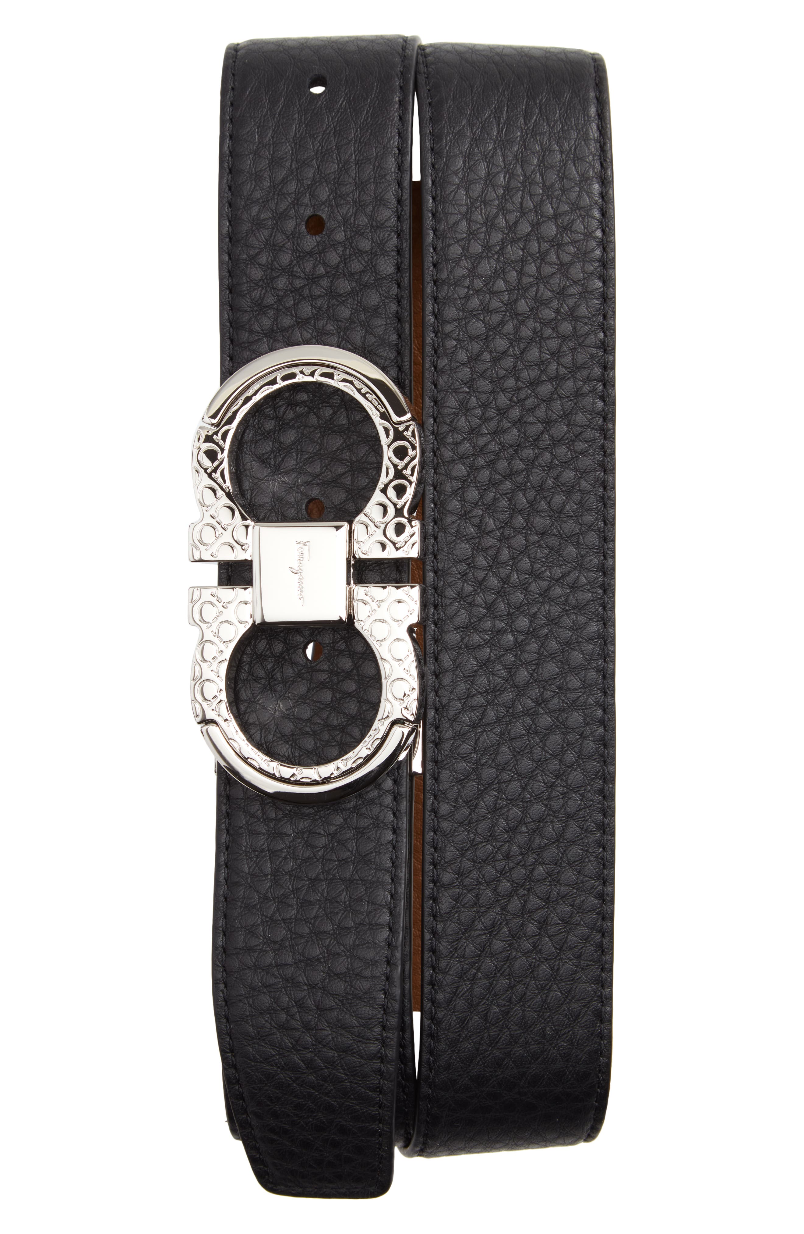 ferragamo embossed belt