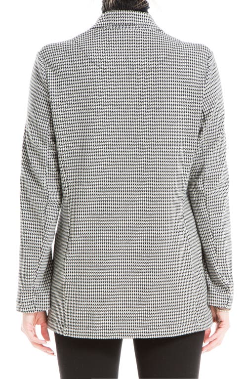 MAX STUDIO MAX STUDIO DOUBLE KNIT ONE-BUTTON BLAZER
