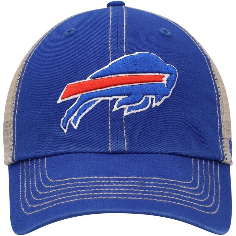 Lids Buffalo Bills '47 Team Trawler Trucker Clean Up Snapback Hat -  Royal/Natural