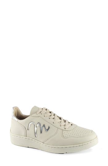 Sandro Moscoloni Perforated Low Top Sneaker In Gold