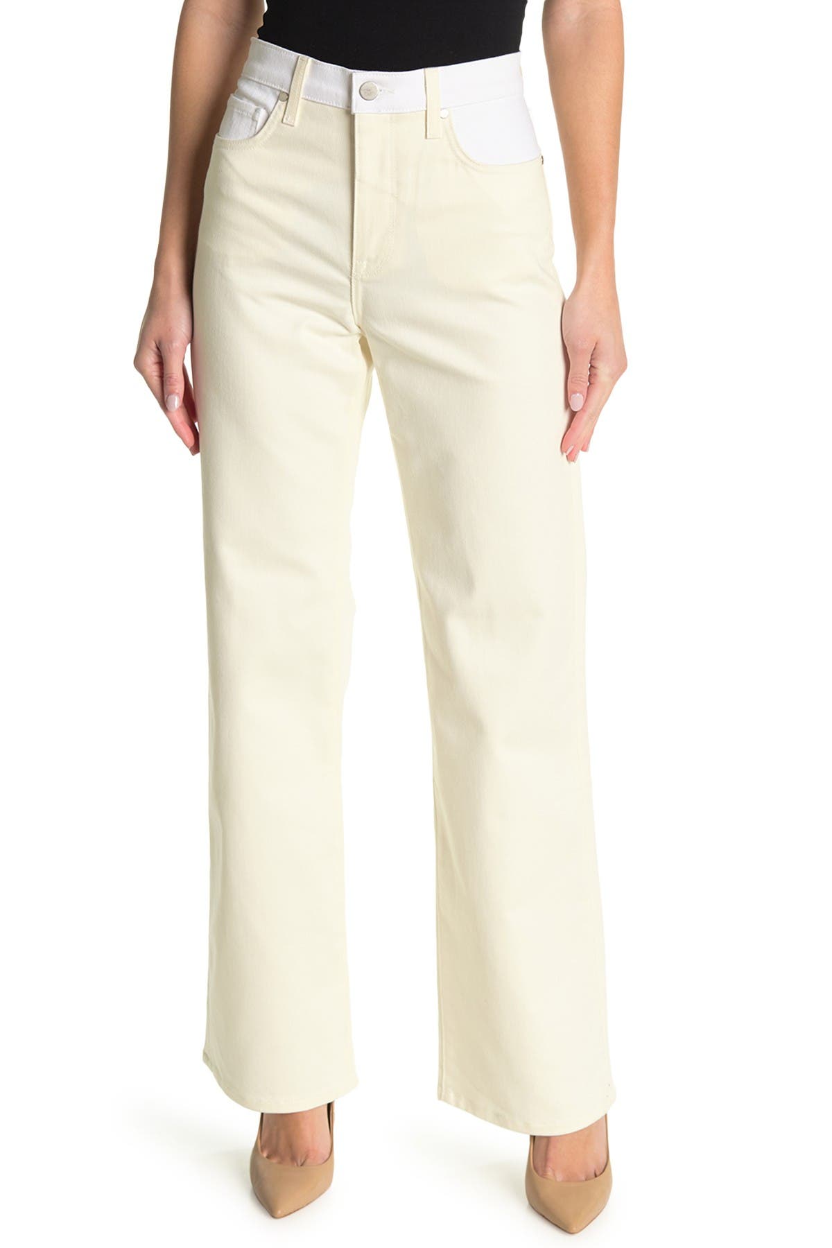 high waisted relaxed fit jeans