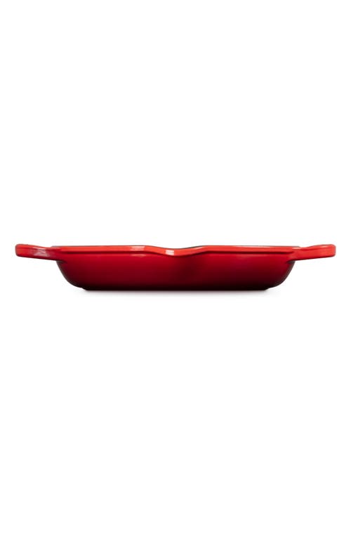 Le Creuset Signature Deep Round Enamel Cast Iron Grill Pan In Cerise