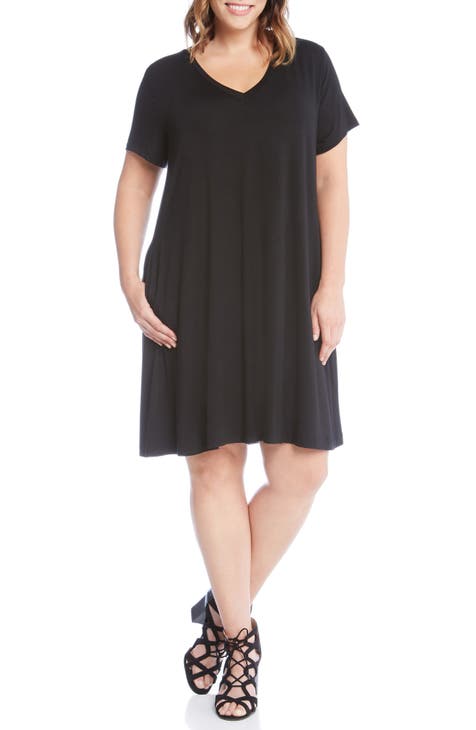 Quinn Pocket Shift Dress (Plus Size)