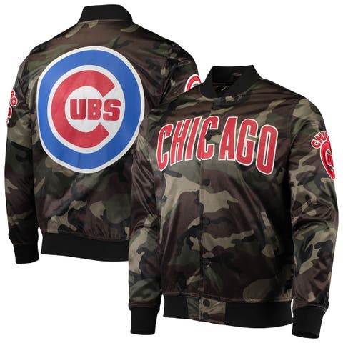 Chicago Cubs Alpha Industries Royal All Over Reversible Bomber Jacket X-Large