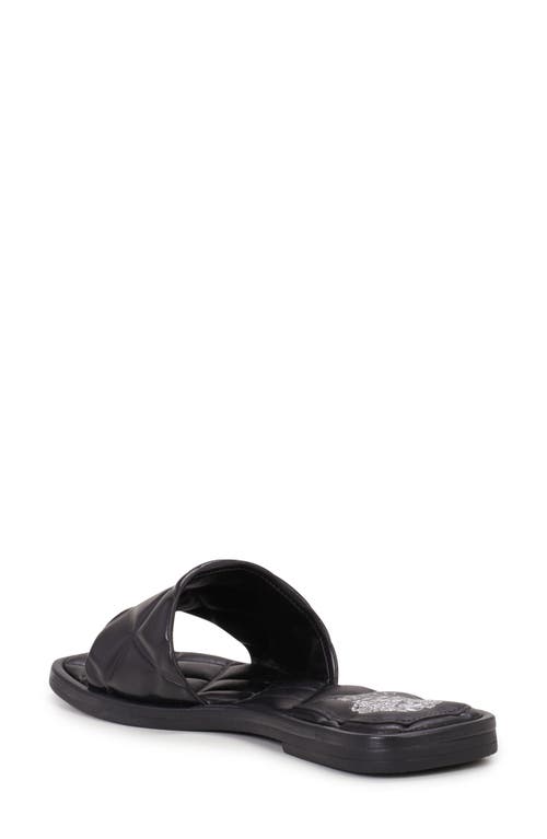 Shop Vince Camuto Brennda Quilted Slide Sandal In Black