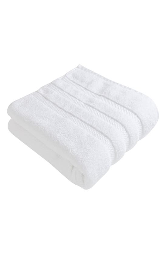 Shop Bedhog 8-piece Zero Twist Cotton Towel Set In White