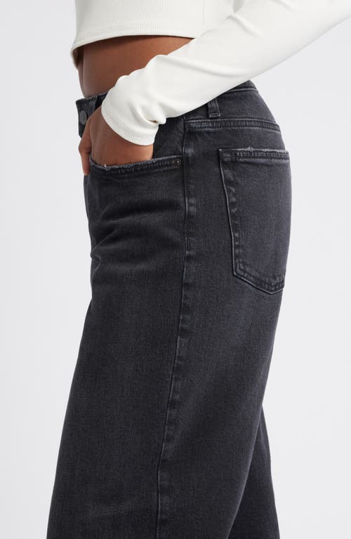 Shop Bp. Mid Rise Baggy Jeans In Washed Black