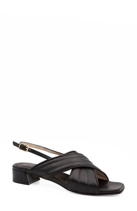 Amalfi By Rangoni Betulla Slingback Sandal In Black Parmasoft