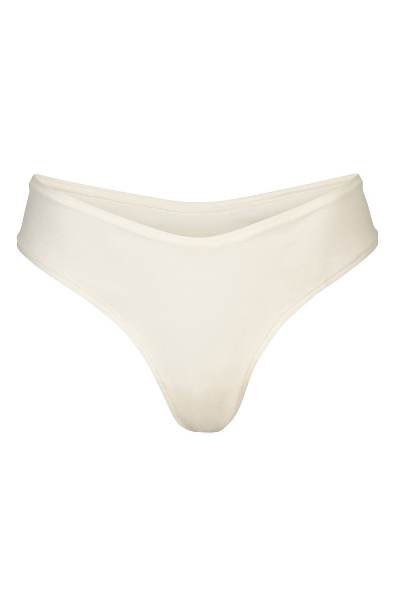 SKIMS Cotton Jersey Dipped Thong Nordstrom