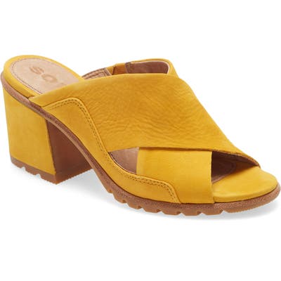 Sorel Nadia Slide Sandal, Yellow