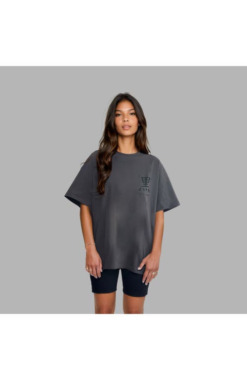 Blvck Paris Blvck 'japan Fusion' Tee In Grey
