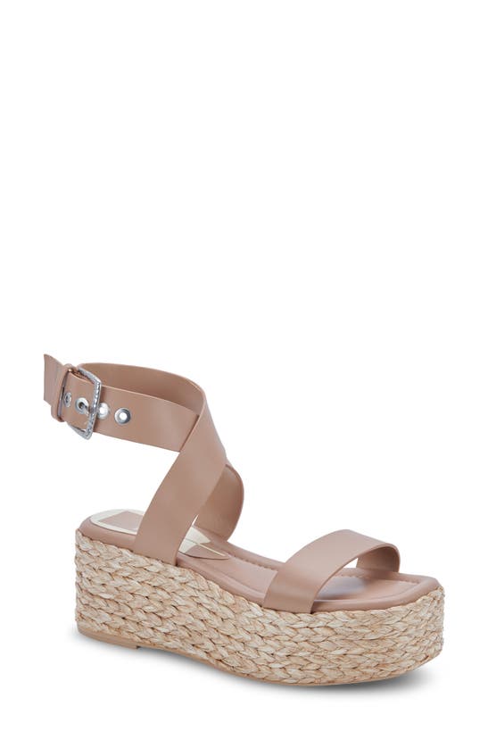 Dolce Vita Women's Cannes Espadrille Platform Wedge Sandals Women's Shoes In Brown