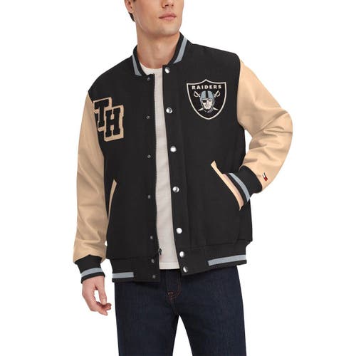 Tommy Hilfiger Men's Black, Silver Las Vegas Raiders Bill Full-Zip Jacket -  Macy's