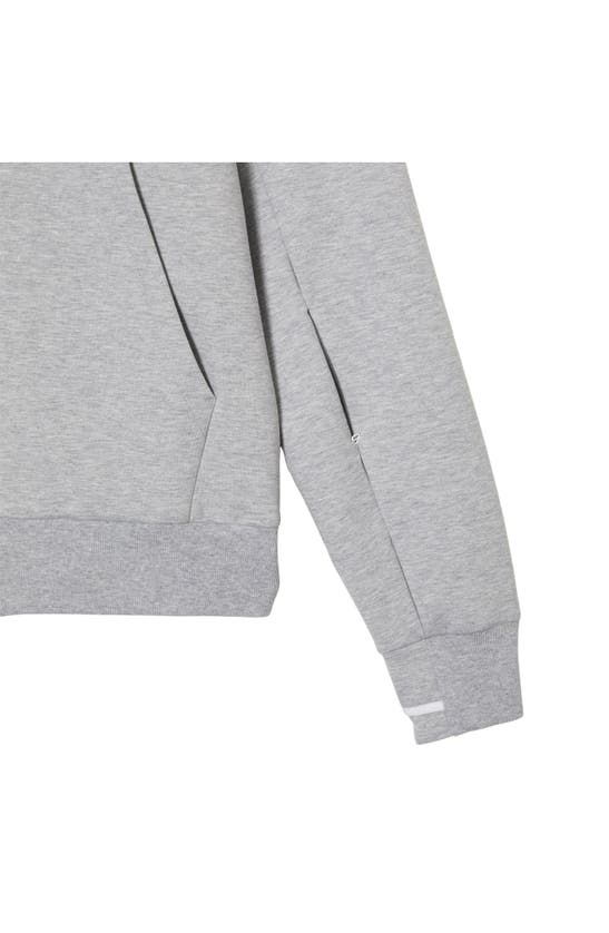 Lacoste Zip-up Jacket In Argent Chine