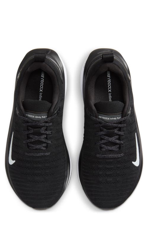 Shop Nike Infinityrn 4 Running Shoe In Black/white