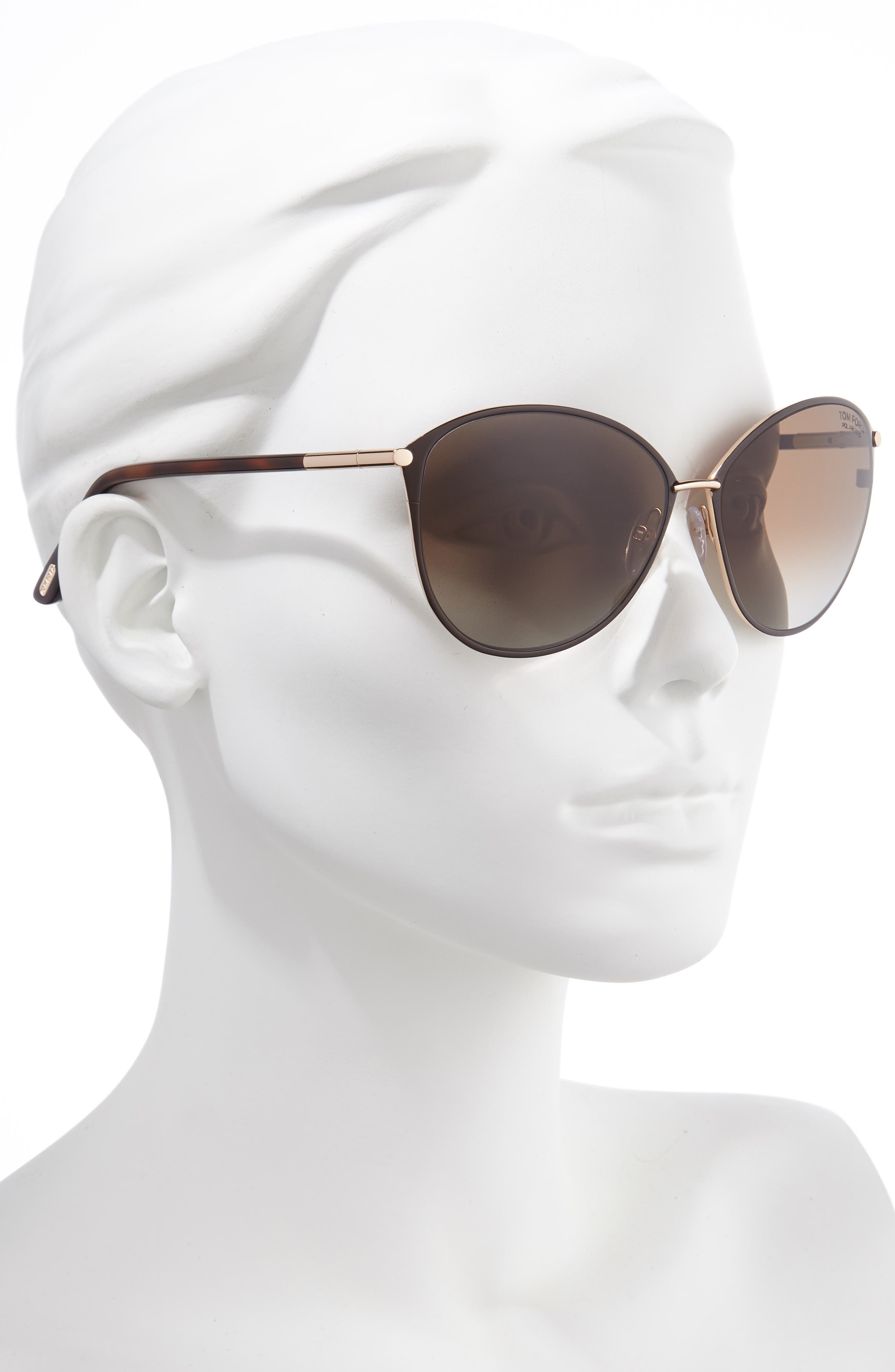 tom ford penelope 59mm gradient cat eye sunglasses