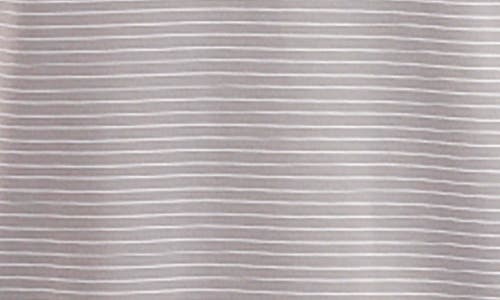 CUTTER & BUCK CUTTER & BUCK FORGE FINE LINE STRIPE RECYCLED BLEND POLO 