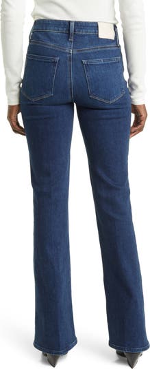 PAIGE Anessa High Waist Ankle Wide Leg Jeans