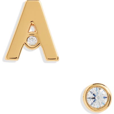 Kate Spade New York Initial Mismatched Stud Earrings