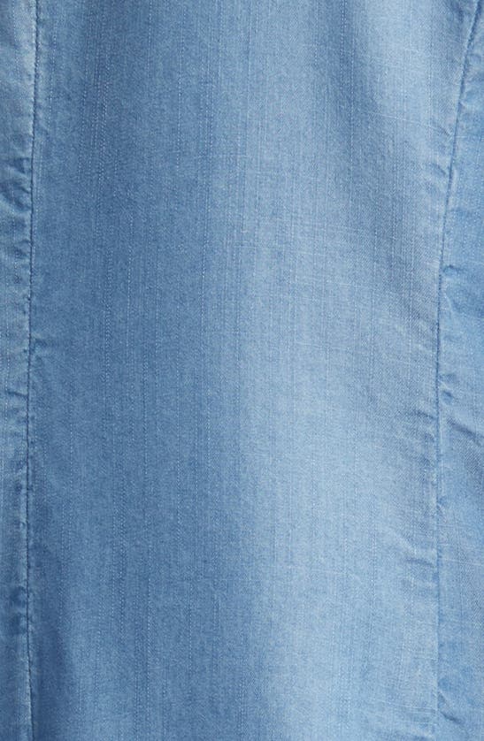 Caslon Chambray Blazer In Medium Light Wash