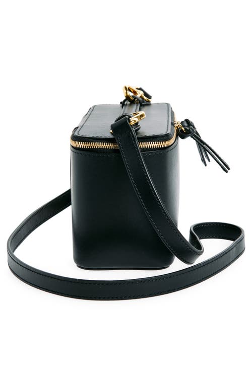 Shop Altuzarra Vanity Leather Shoulder Bag In Black