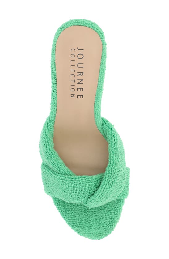 Shop Journee Collection Mannon Pump In Green