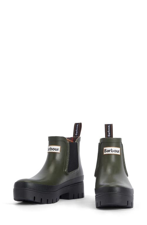 Barbour Halton Waterproof Chelsea Rain Boot In Multi