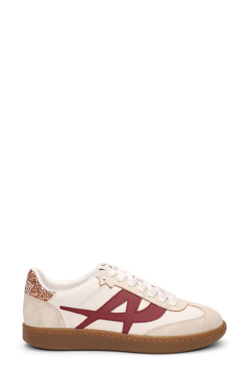 Ash Sunset Sneaker In Beige/red