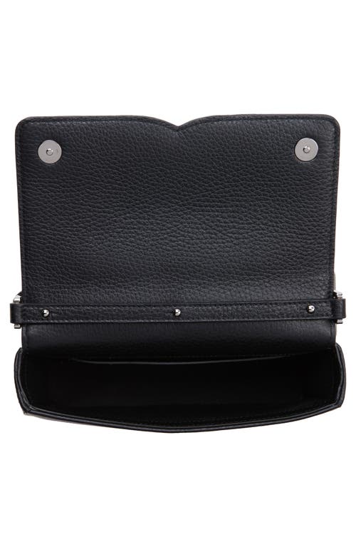 Shop Dolce & Gabbana Dolce&gabbana Mini Deerskin Leather Shoulder Bag In Nero