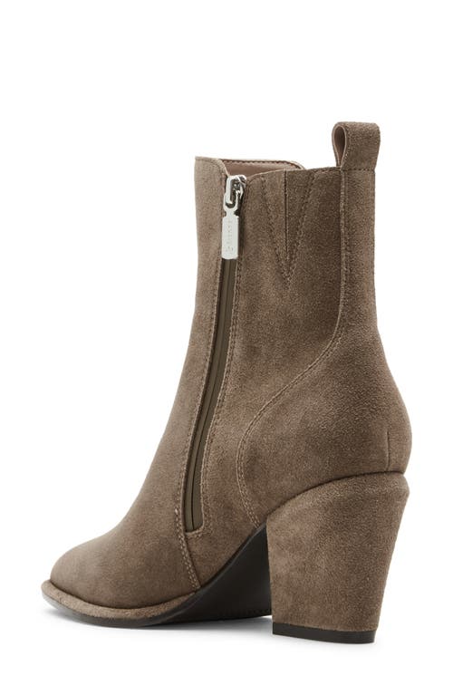 Shop Blondo Elenor Waterproof Bootie In Taupe Suede