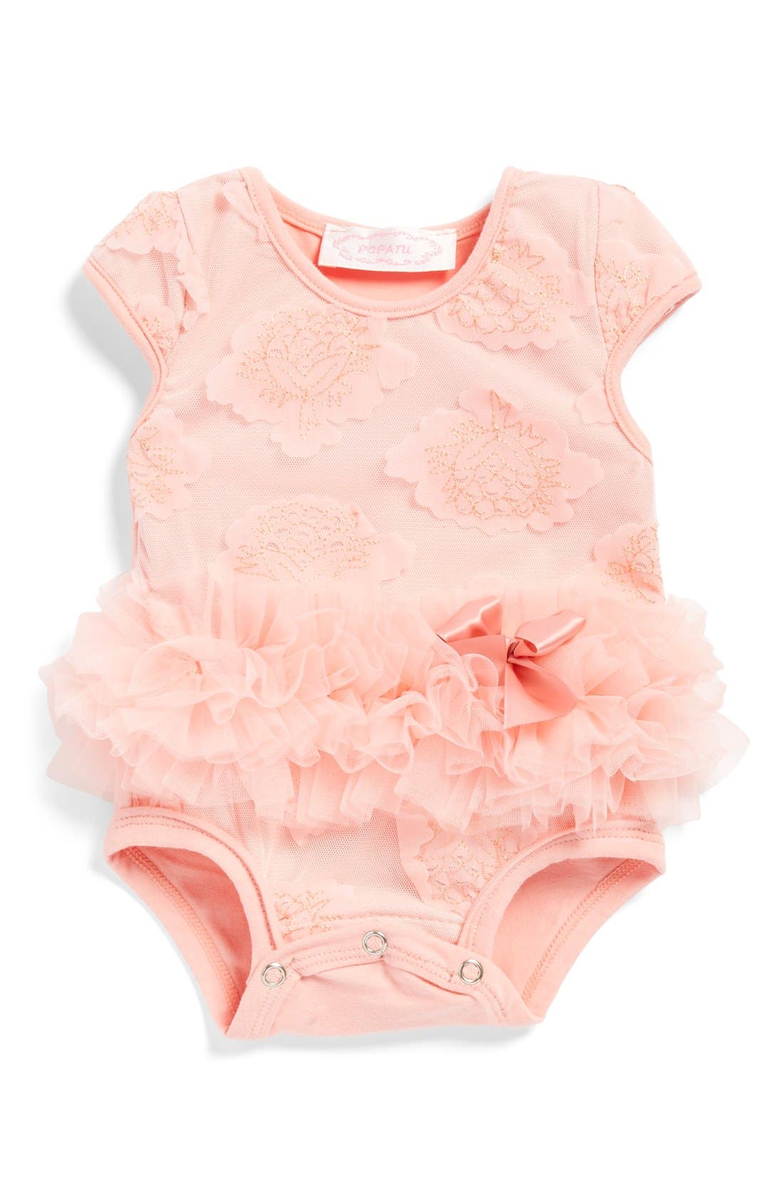 Popatu Flower Tutu Bodysuit (Baby) Nordstrom