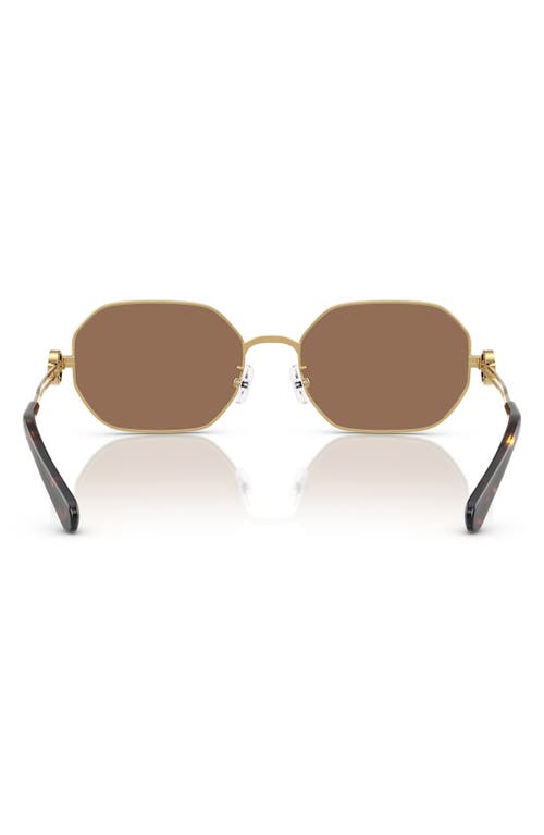 Tory Burch 55mm Irregular Sunglasses In Gold
