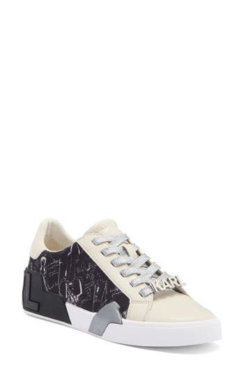 Karl Lagerfeld Paris Marquise Sneaker In Black/soft White