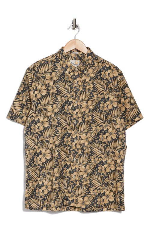 Reyn Spooner Hau Hele Tailored Fit Short Sleeve Shirt In Black