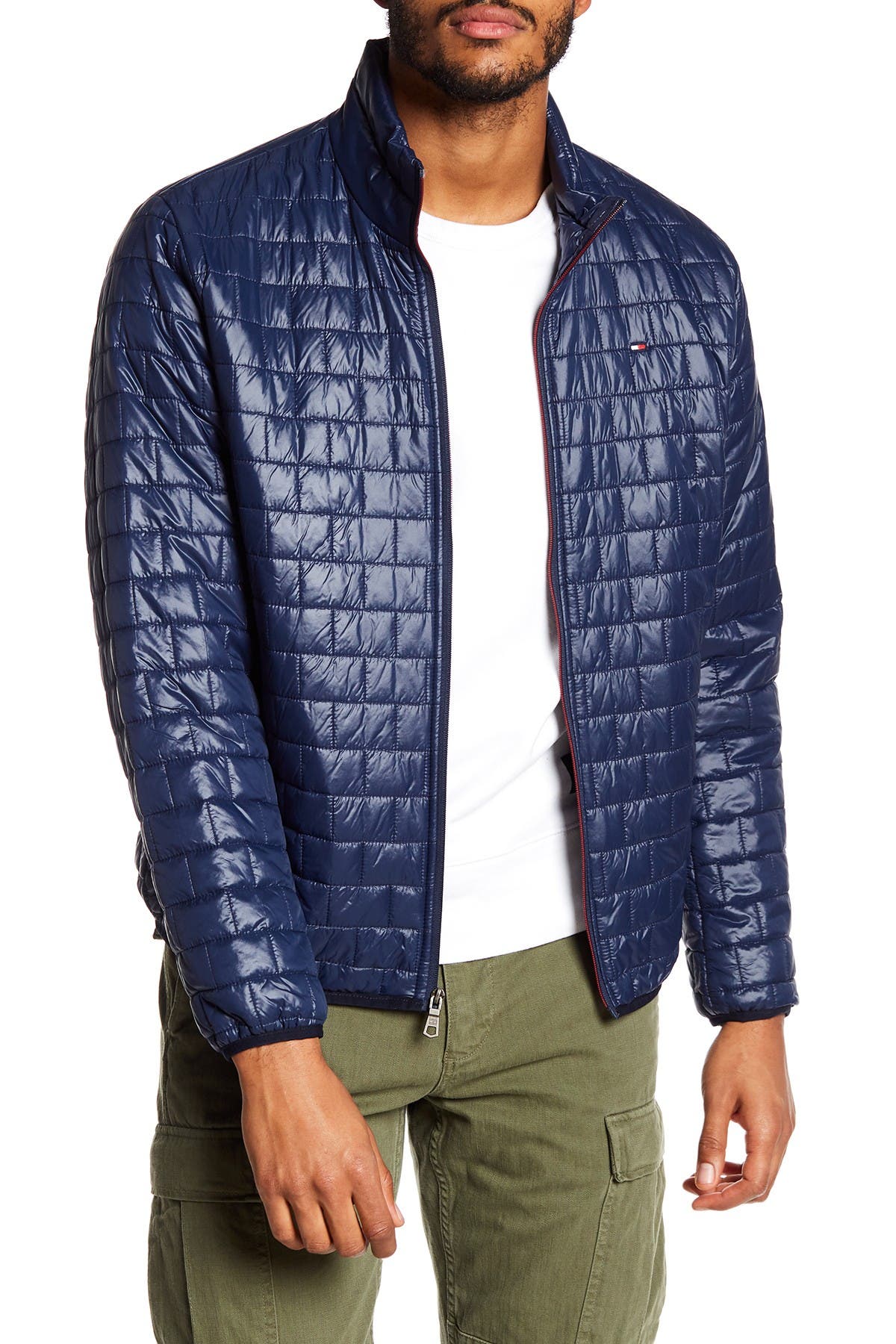 Box Quilted Packable Puffer Jacket 