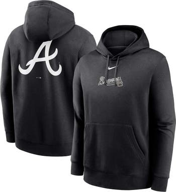 Atlanta Braves Nike Team Logo Element Performance Half-Zip Pullover Jacket  - Gray