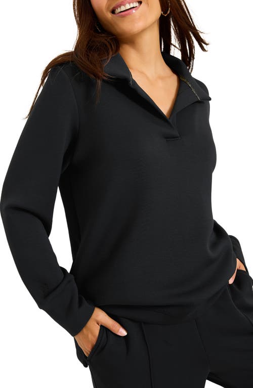 Shop Tommy Bahama Palm Voyage Pullover In Black