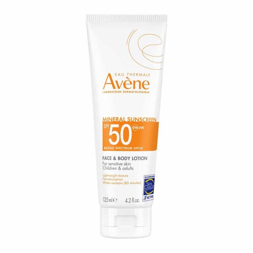 Shop Avene Mineral Sunscreen Face &amp; Body Lotion Spf 50