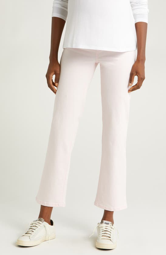 1822 Denim Over The Bump Ankle Straight Leg Maternity Jeans In Blush